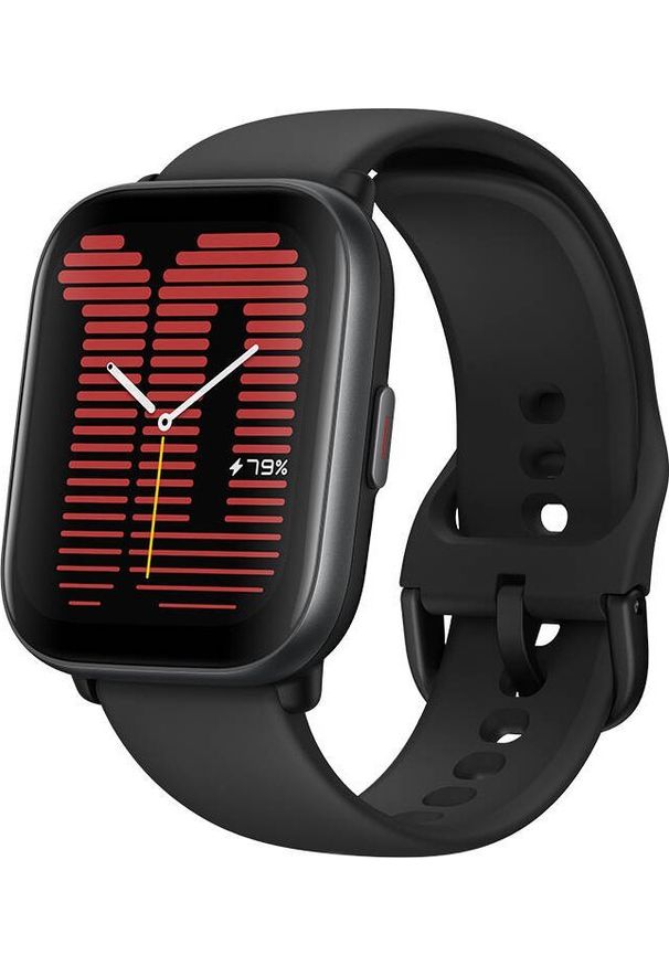 AMAZFIT - Smartwatch Amazfit Active Czarny (W2211EU5N). Rodzaj zegarka: smartwatch. Kolor: czarny