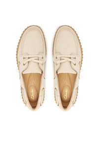 Clarks Półbuty Torhill Boat 26186302 Écru. Materiał: skóra, nubuk #3