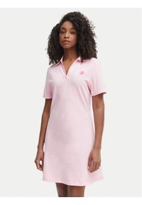 TOMMY HILFIGER - Tommy Hilfiger Sukienka codzienna WW0WW48749 Różowy jasny Regular Fit. Okazja: na co dzień. Kolor: różowy. Materiał: bawełna. Typ sukienki: proste. Styl: casual #1
