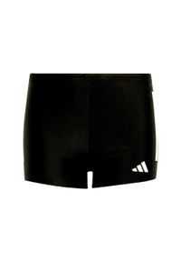 Adidas - Bokserki 3-Stripes Swim Kids. Kolor: biały, wielokolorowy, czarny. Materiał: materiał