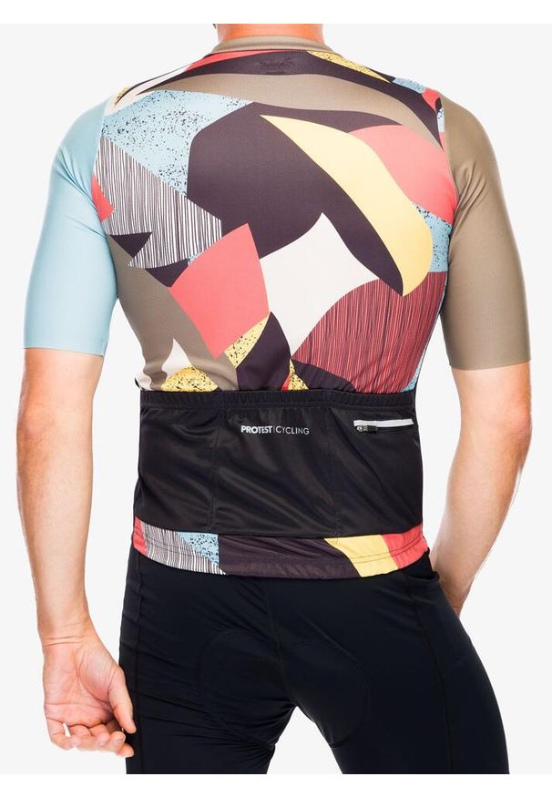 Koszulka kolarska męska Protest Prtpenck Cycling Jersey Short Sleeve. Kolor: szary. Materiał: jersey. Sport: kolarstwo