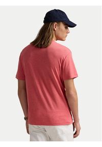 Polo Ralph Lauren T-Shirt 710740727033 Różowy Slim Fit. Typ kołnierza: polo. Kolor: różowy. Materiał: bawełna