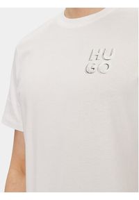 Hugo T-Shirt Detzington241 50508944 Biały Regular Fit. Kolor: biały. Materiał: bawełna #4