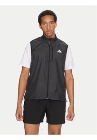 Adidas - adidas Kamizelka Own the Run IN1493 Czarny Slim Fit. Kolor: czarny. Materiał: syntetyk. Sport: bieganie #1