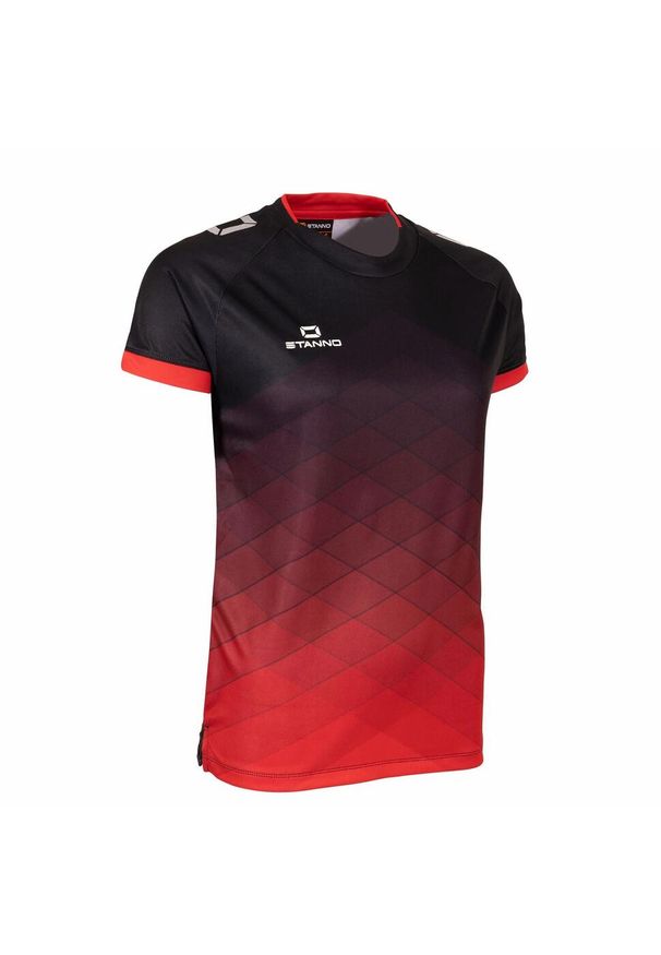 STANNO - Damski jersey Stanno Altius. Kolor: wielokolorowy, czarny, czerwony. Materiał: jersey. Sport: piłka nożna, fitness