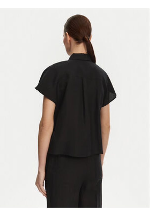 Calvin Klein Koszula K20K208322 Czarny Regular Fit. Kolor: czarny. Materiał: lyocell