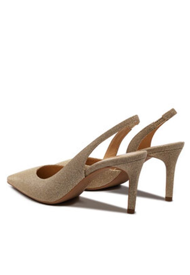 MICHAEL Michael Kors Sandały Alina 40R4HNMP1D Złoty. Kolor: złoty. Materiał: materiał