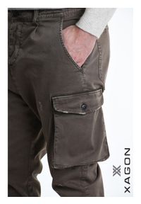Xagon Man Spodnie | A2503 2CR4076 | Mężczyzna | Brązowy. Okazja: na co dzień. Kolor: brązowy. Materiał: elastan, bawełna. Styl: vintage, casual, elegancki #7