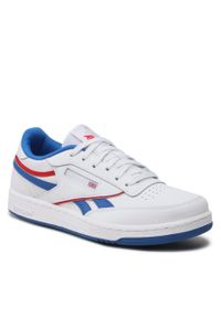 Reebok Classic - Buty Reebok Club C Revenge Shoes HR0645 Cloud White/Vector Blue/Vector Red. Kolor: biały. Materiał: skóra #1