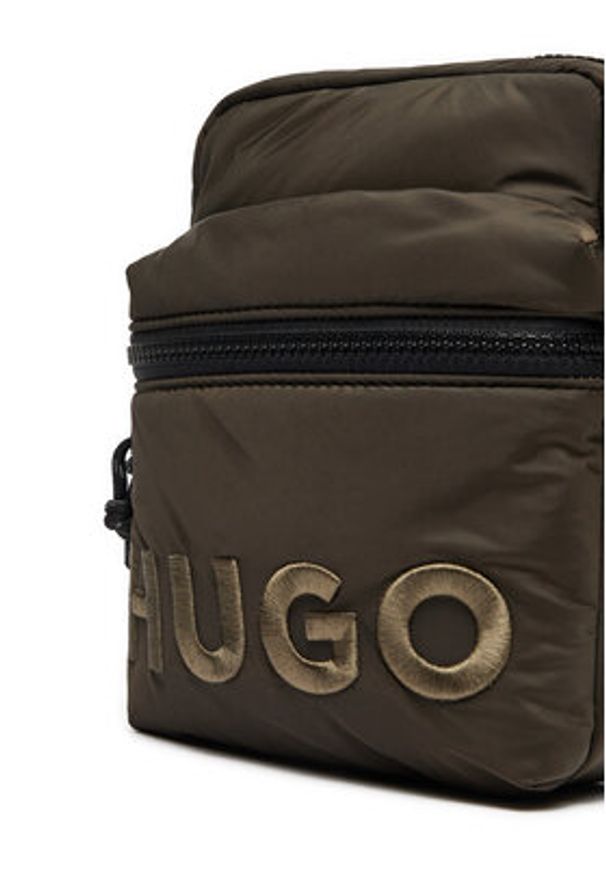 Hugo Saszetka Rikky 50529457 Zielony. Kolor: zielony. Materiał: materiał