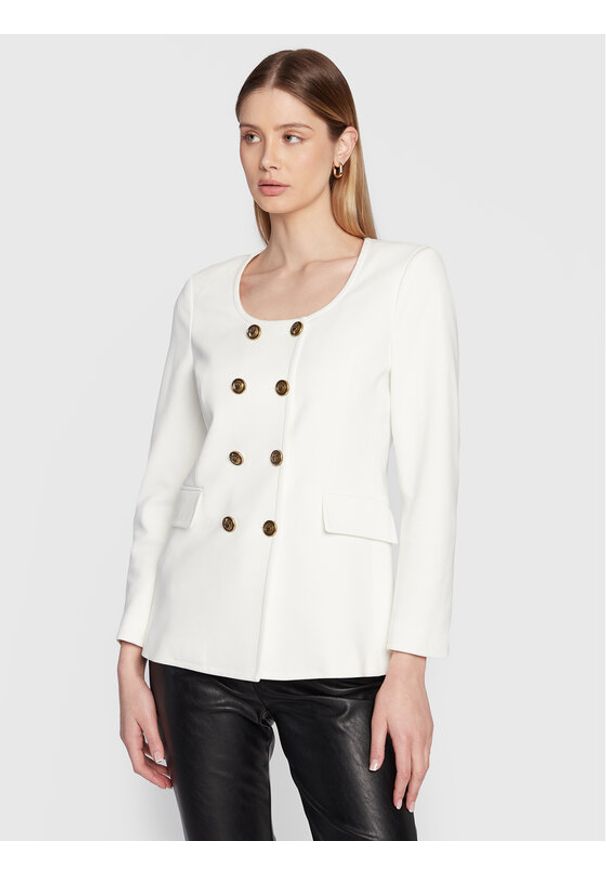 Pinko Marynarka Eugenia 1G1890 1739 Biały Regular Fit. Kolor: biały. Materiał: wiskoza