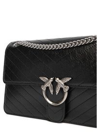 Pinko - PINKO Torebka Love One Light Classic AI 25-26 PLTT 106174 A2JC Czarny. Kolor: czarny. Materiał: skórzane