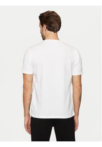 Karl Lagerfeld - KARL LAGERFELD T-Shirt 755460 551235 Biały Regular Fit. Typ kołnierza: dekolt w karo. Kolor: biały. Materiał: bawełna