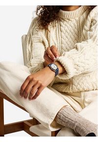 Fossil Zegarek Harlow ES5425 Niebieski. Kolor: niebieski. Materiał: skóra #6