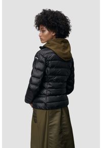Blauer USA - BLAUER Czarna damska kurtka bez kaptura Georgia Short Jackets, Rozmiar S. Typ kołnierza: bez kaptura. Kolor: czarny. Materiał: poliamid, puch. Styl: elegancki