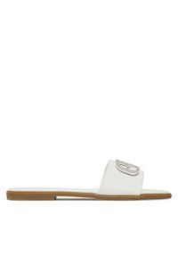 DeeZee Klapki Q877-44 Biały. Kolor: biały. Materiał: materiał, syntetyk, skóra #1