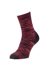 Skarpetki Odlo Socks micro crew Ceramicool RUN GRAPHIC. Kolor: czerwony, wielokolorowy, czarny. Sport: bieganie #1