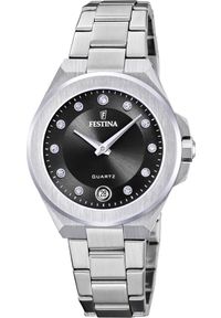 Zegarek damski Festina F20700-6 CYRKONIE srebrny. Kolor: srebrny #1