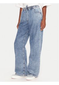Roxy Jeansy Stunning ERJDP03313 Niebieski Relaxed Fit. Kolor: niebieski