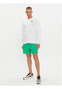 The North Face Longsleeve Simple Dome NF0A87QN Biały Regular Fit. Kolor: biały. Materiał: bawełna. Długość rękawa: długi rękaw #3
