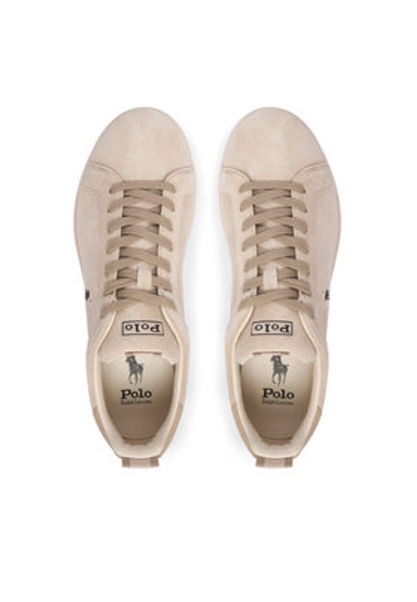 Polo Ralph Lauren Sneakersy Mpolo 4/15/26 809P13080003 Beżowy. Kolor: beżowy. Materiał: skóra, zamsz