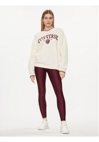 Converse Bluza Retro 10026039-A03 Écru Oversize. Materiał: bawełna. Styl: retro #3