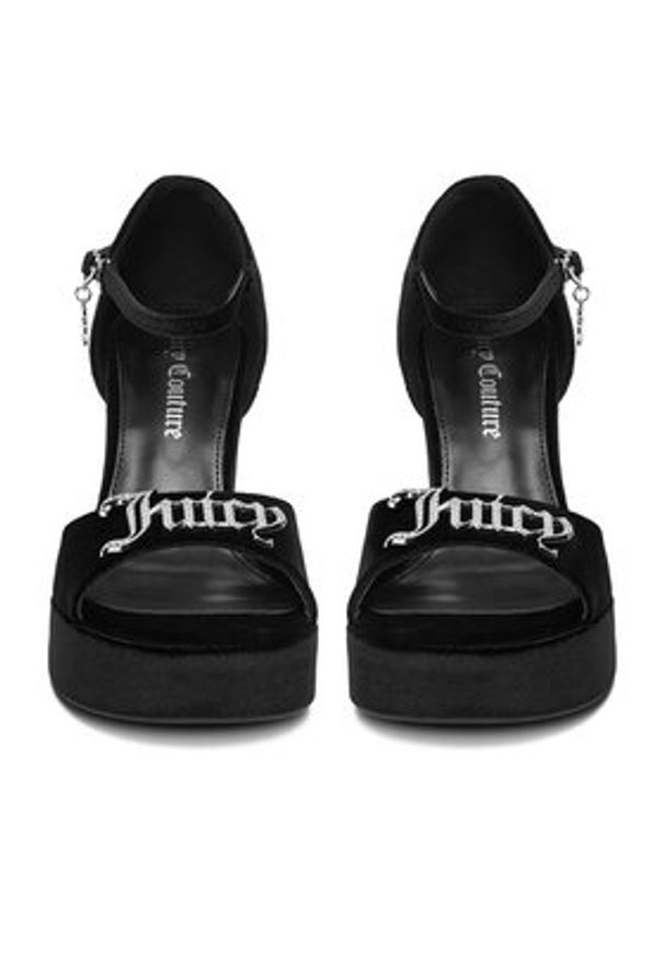 Juicy Couture Sandały EO-WSS21645-01 Czarny. Kolor: czarny. Materiał: materiał