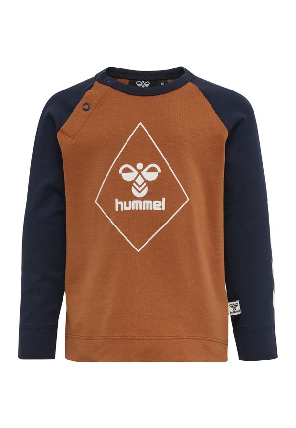 Koszulka z długim rękawem dla chłopca Hummel Ceasar. Kolor: brązowy. Długość rękawa: długi rękaw. Długość: długie