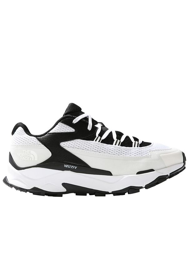 Buty The North Face Vectiv Taraval 0A52Q1LG51 - czarno-białe. Kolor: czarny, biały, wielokolorowy. Materiał: skóra, syntetyk, guma. Szerokość cholewki: normalna. Sport: turystyka piesza
