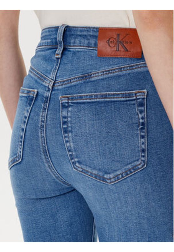 Calvin Klein Jeans Jeansy LV047B769G Niebieski Skinny Fit. Kolor: niebieski