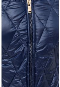 Trussardi Jeans - Trussardi kurtka damska kolor granatowy przejściowa. Kolor: niebieski #6