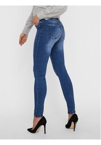 Vero Moda Jeansy Tanya 10222531 Granatowy Skinny Fit. Kolor: niebieski