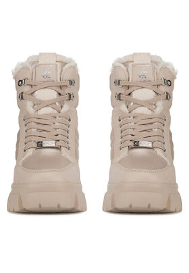 Beverly Hills Polo Club Trzewiki WYL4020-1 Beżowy. Kolor: beżowy. Materiał: materiał