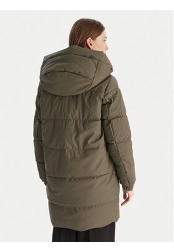 Vero Moda Kurtka zimowa Gretafie 10275292 Brązowy Regular Fit. Kolor: brązowy. Materiał: syntetyk. Sezon: zima