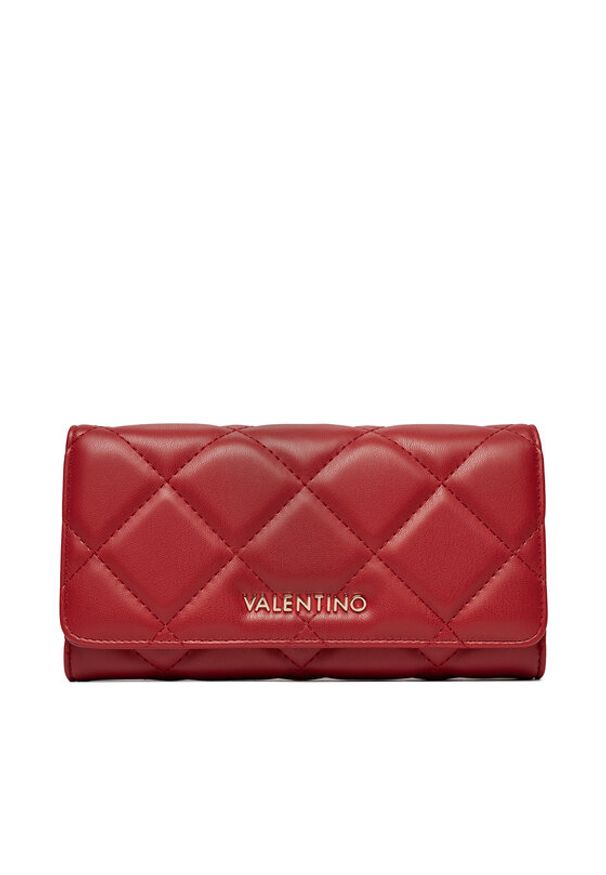 VALENTINO - Valentino Duży Portfel Damski Ocarina VPS3KK113R Czerwony. Kolor: czerwony. Materiał: skóra