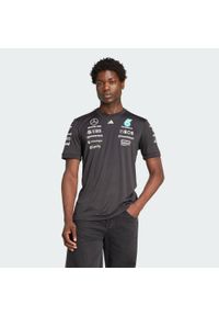 Adidas - Koszulka Mercedes - Amg Petronas Formula One Team Driver. Kolor: czarny, biały, wielokolorowy. Materiał: materiał. Sport: fitness