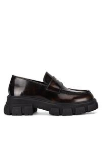 Badura Loafersy ELANA-01WI-002 Brązowy. Kolor: brązowy. Materiał: skóra, lakier