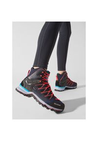 Trekkingi Salewa. Kolor: niebieski. Technologia: Gore-Tex. Sport: turystyka piesza #1