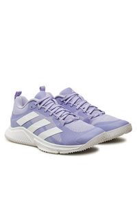 Adidas - adidas Buty halowe Court Team 2.0 JR0740 Fioletowy. Kolor: fioletowy. Materiał: materiał #3