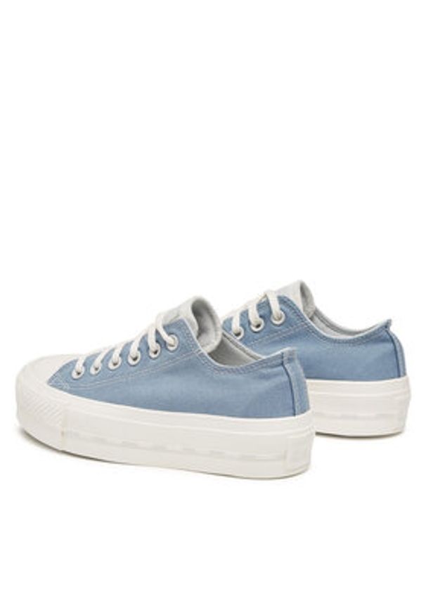 Converse Trampki Chuck Taylor All Star Lift Ox 572710C Błękitny. Kolor: niebieski. Materiał: materiał