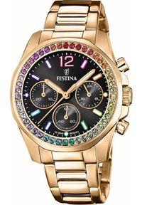 Zegarek Festina Zegarek damski Festina F20639-3 różowe złoto. Kolor: złoty, wielokolorowy, różowy #1