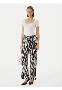 Morgan Spodnie materiałowe 261-PCLAMY Kolorowy Regular Fit. Materiał: syntetyk. Wzór: kolorowy #3