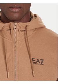 EA7 Emporio Armani Bluza 7M000568 AF13512 U6171 Beżowy Regular Fit. Kolor: beżowy. Materiał: bawełna #3