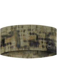 Buff - Opaska BUFF COOLNET UV® WIDE HEADBAND RESCA TUNDRA. Kolor: żółty, wielokolorowy, zielony