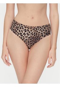 Hunkemöller Dół od bikini Animalia 301860 Brązowy. Kolor: brązowy. Materiał: syntetyk #1
