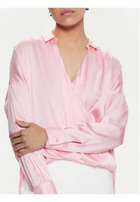 Imperial Koszula CJF4HDG Różowy Relaxed Fit. Kolor: różowy. Materiał: syntetyk #5