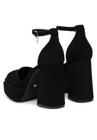 DeeZee Czółenka LW85478-6a Czarny. Kolor: czarny. Materiał: materiał #4