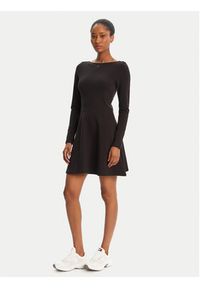 Tommy Jeans Sukienka codzienna Essential DW0DW21745 Czarny Regular Fit. Okazja: na co dzień. Kolor: czarny. Materiał: bawełna. Typ sukienki: proste. Styl: casual #2