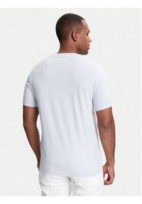 Karl Lagerfeld - KARL LAGERFELD T-Shirt 755087 553235 Turkusowy Regular Fit. Typ kołnierza: dekolt w karo. Kolor: turkusowy. Materiał: bawełna #4