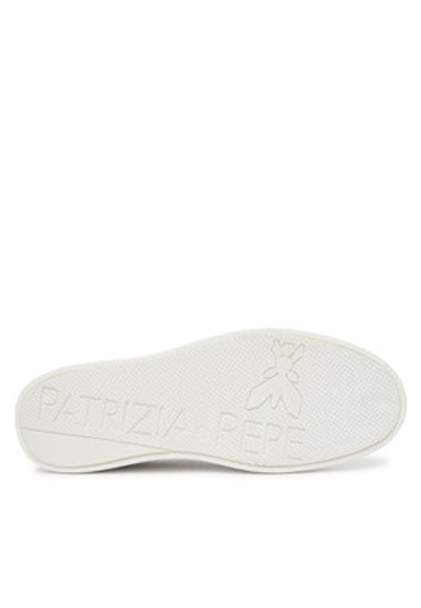 Patrizia Pepe Sneakersy PPJ356.02 Biały. Kolor: biały. Materiał: skóra